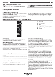 Manual Whirlpool W7 931T OX H Frigorífico combinado