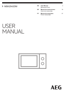 Handleiding AEG MSK2542DM Magnetron