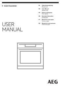 Manual de uso AEG KSK782280M Horno