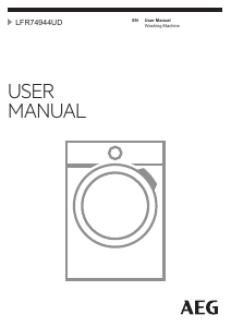 Handleiding AEG LFR74944UD Wasmachine