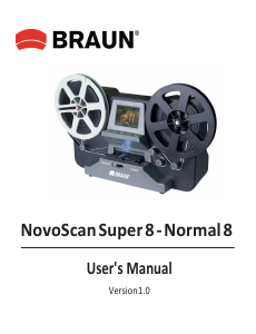 Manual de uso Braun NovoScan Super 8 Escáner de película