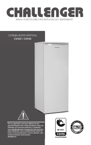 Manual de uso Challenger CV 425 Congelador