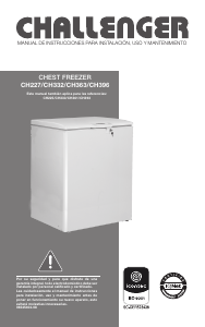 Manual de uso Challenger CH 227 Congelador