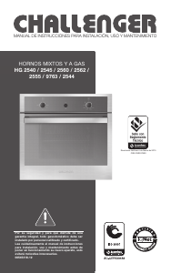 Manual de uso Challenger HG 2560 Horno