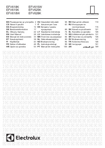 Manual Electrolux EFV625K Cooker Hood
