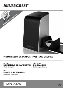 Manual SilverCrest SND 3600 A2 Film Scanner