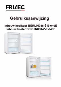 Manual Frilec BERLIN088-3-E-040E Refrigerator