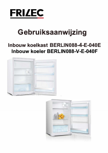 Manual Frilec BERLIN088-4-E-040E Refrigerator