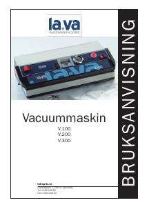 Bruksanvisning Lava V.200 Vakuumpackare