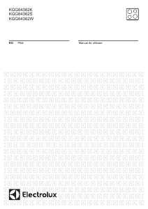 Manual Electrolux KGG64362S Plită