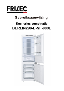 Handleiding Frilec BERLIN298-E-NF-080E Koel-vries combinatie