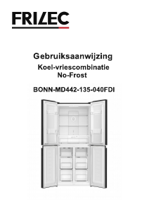Mode d’emploi Frilec BONN-MD442-135-040FDI Réfrigérateur combiné