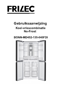 Mode d’emploi Frilec BONN-MD452-135-040FDI Réfrigérateur combiné