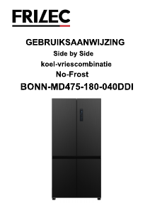 Mode d’emploi Frilec BONN-MD475-180-040DDI Réfrigérateur combiné