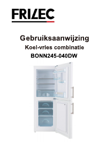 Mode d’emploi Frilec BONN245-040DW Réfrigérateur combiné