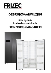 Manual Frilec BONNSBS-646-040EDI Fridge-Freezer