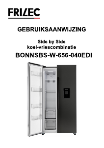 Mode d’emploi Frilec BONNSBS-W-656-040EDI Réfrigérateur combiné