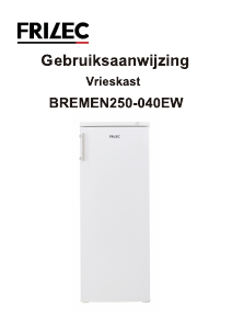 Handleiding Frilec BREMEN250-040EW Vriezer