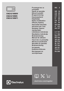 Bruksanvisning Electrolux EMZ421MMTI Mikrovågsugn