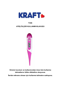 Kullanım kılavuzu Kraft T15S Termometre