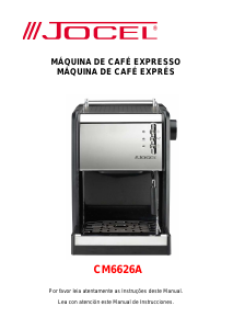 Manual Jocel CM6626A Máquina de café expresso