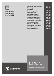 Priročnik Electrolux EOF5C50BX Pečica