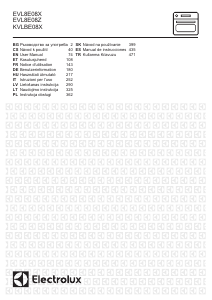 Manual Electrolux EVL8E08X Oven