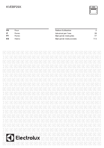 Mode d’emploi Electrolux KVEBP29X Four