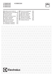 Mode d’emploi Electrolux EOB8S39X Four