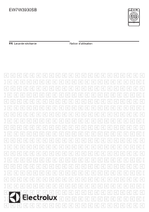 Mode d’emploi Electrolux EW7W3930SB Lave-linge séchant