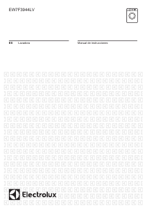 Manual de uso Electrolux EW7F3944LV Lavadora