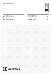 Manuale Electrolux EWUS052B5B Cantinetta vino