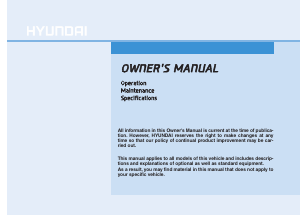 Handleiding Hyundai Genesis (2014)