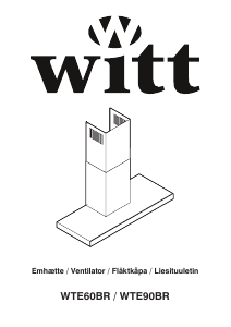 Bruksanvisning Witt WTE60BR Kjøkkenvifte