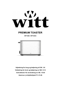 Bedienungsanleitung Witt WPT2SSS Toaster
