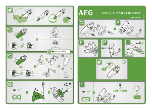 Manual AEG HX6-13DB-W Handheld Vacuum