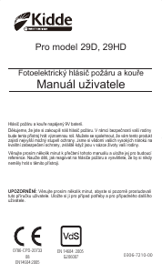 Manuál Kidde 29D Detektor kouře