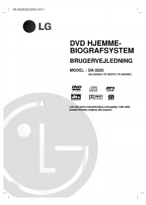 Brugsanvisning LG DA-3525AD Hjemmebiosystem