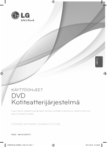 Käyttöohje LG HT306PD Kotiteatterijärjestelmä