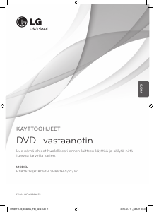 Käyttöohje LG HT805TH Kotiteatterijärjestelmä