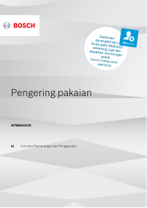 Panduan Bosch WTB86201ID Pengering