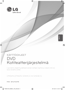 Käyttöohje LG HT906TA Kotiteatterijärjestelmä