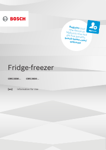 Manual Bosch CMC33WT5NI Fridge-Freezer
