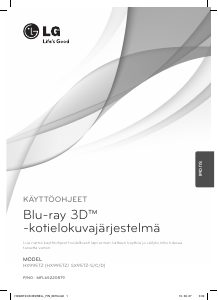 Käyttöohje LG HX995TZ Kotiteatterijärjestelmä