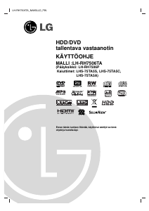 Käyttöohje LG LH-RH7506TA Kotiteatterijärjestelmä