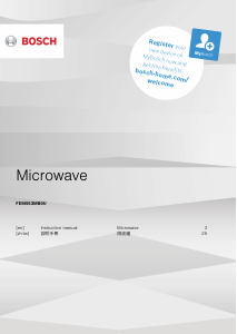Bedienungsanleitung Bosch FEM553MB0U Mikrowelle