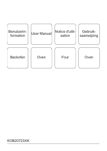 Mode d’emploi Zanker KOB20723XK Four