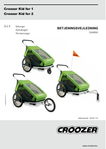 Brugsanvisning Croozer Kid for 1 Cykelanhænger