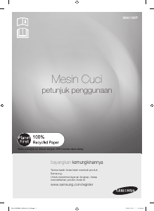 Panduan Samsung WA11WP Mesin Cuci