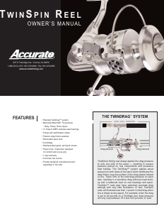 Handleiding Accurate SR-30 Twinspin Vismolen